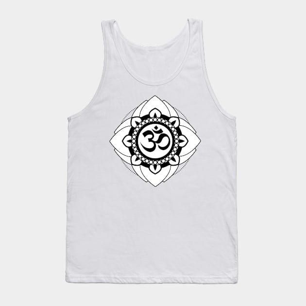 Yoga Ohm Mandala T-Shirt Tank Top by glutenfreegear